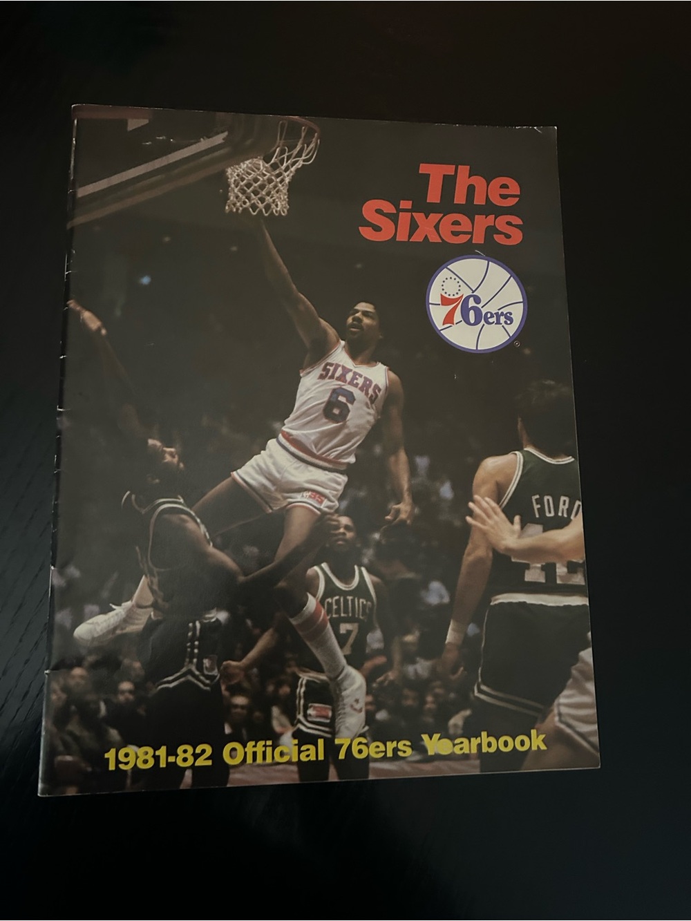 The Sixers 1981-82 Official 76ers Yearbook - Vintage Team Program